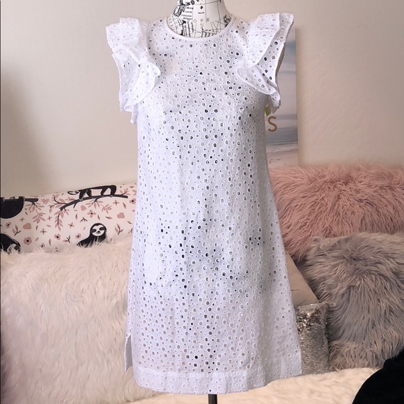Club Monaco Nadeer Eyelet Dress •GoRGeOuS• - Picture 2 of 8